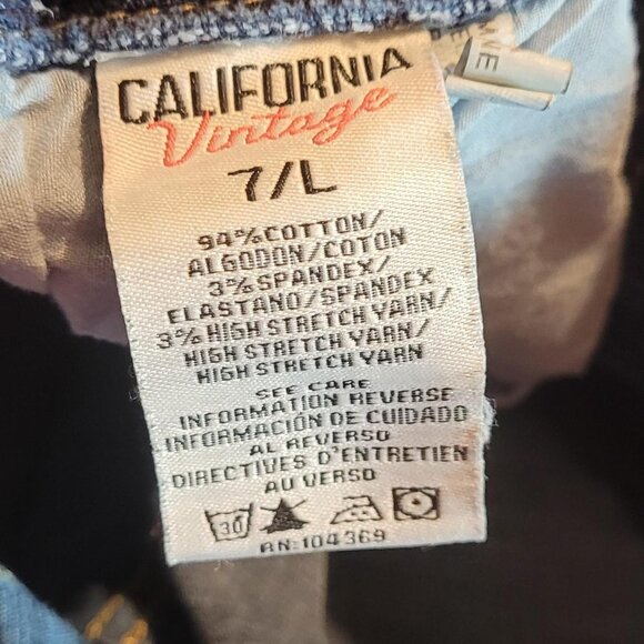 Vintage California Denim Drawstring Jeans 7L Relaxed Fit - Picture 4 of 4